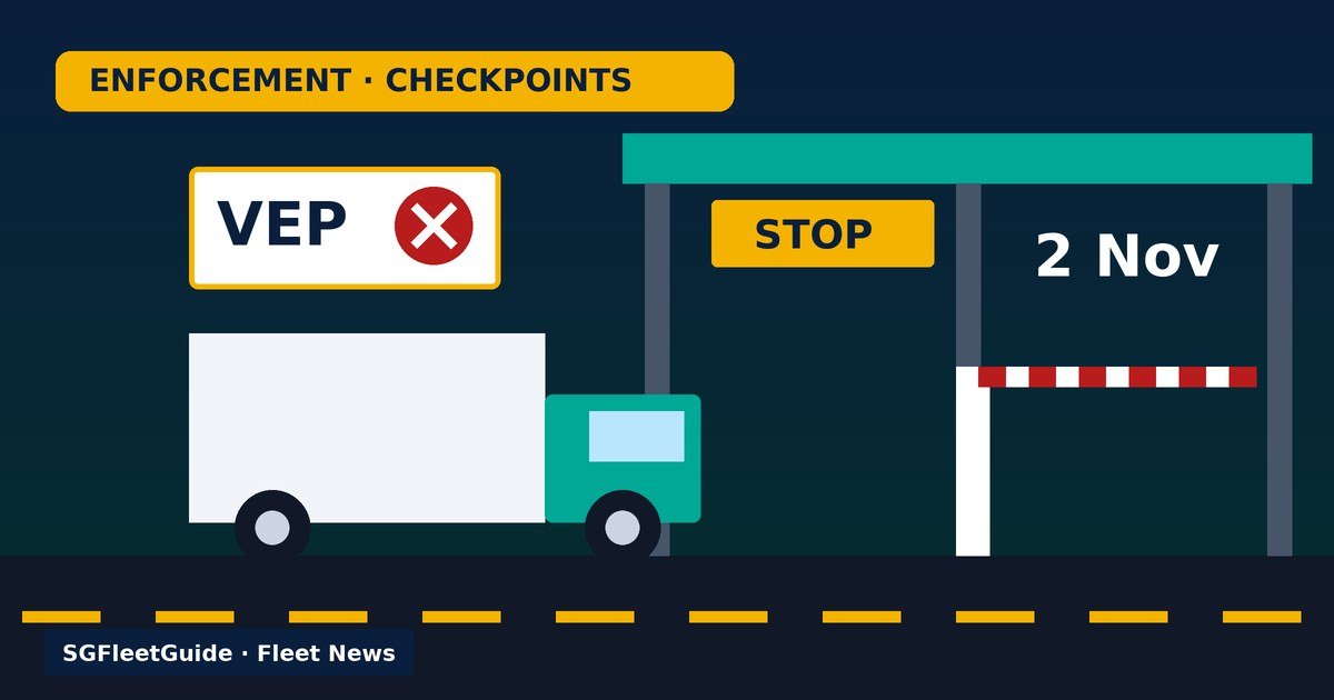 Illustration: Enforcement — Foreign vehicles with unpaid Singapore fines to be denied VEPs from 2 November