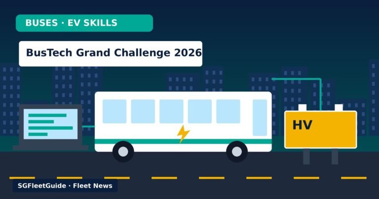 Bus technicians tackle electric bus diagnostics at LTA’s BusTech Grand Challenge as half of public buses set to go electric by 2030